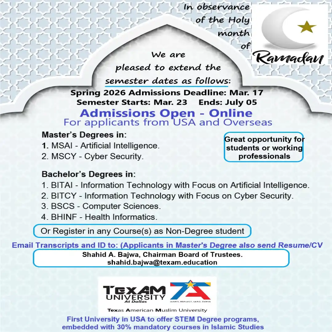 Spring 2026 Admissions Extended